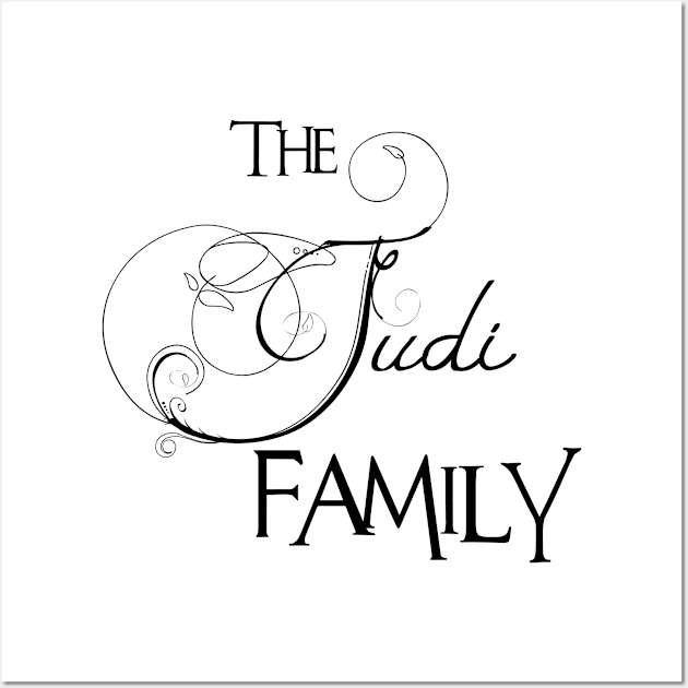 The Judi Family ,Judi Surname Wall Art by Francoco